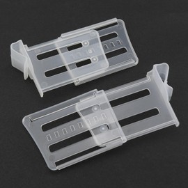 LUORNG 12PCS Adjustable Fridge Side Door Divider Kitchen Fridge Shelves Polypropylene Sorting Divider for Sorting Drawer and Storage Box