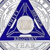 49 Year Original Triangle Sobriety Coin Set | Silver Roman
