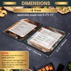 AMGSH 6 Pack 2 View Menu Holder Menu Covers 8.5"