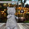 Cat Solar Lamp, Garden Figures,Kitty Solar Lights,Cat Figurine Model,Solar Lantern,for