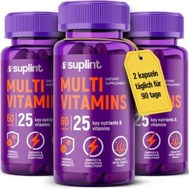 Multivitamin Complex - Vitamin Complex A-Z & Minerals such as Zinc, Biotin - High Dose Tablets Multivinamine for Men and Women A, C, D, E, B6, B12, K