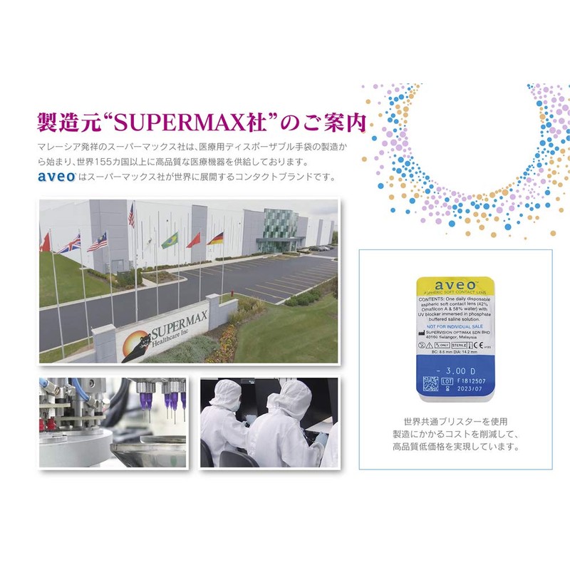 アベオ ワンデー 30枚入り 【BC】8.6 【PWR】-5.50
