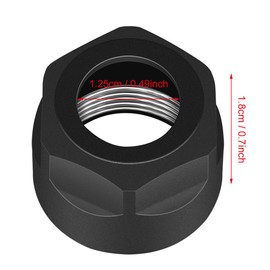 5 Pieces/Set ER16A Collet Er16 Collet Er16 Clamping Nut Set Nut Hex Nut Type M19 for ER CNC Milling Chuck Holder Lathe