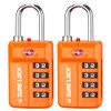 TSA Approved Travel Luggage Locks, Open Alert Combination Lock for