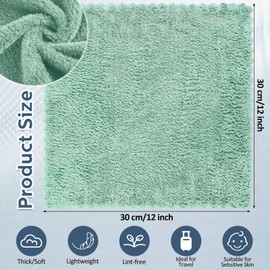 Newwiee 100 Pcs Washcloths Bulk Quick Drying Bathroom Wash Clothes 12 x 12 Inch Face Towels Microfiber Soft Hand Towel for Your Body Spa Fingertip(Multicolor)