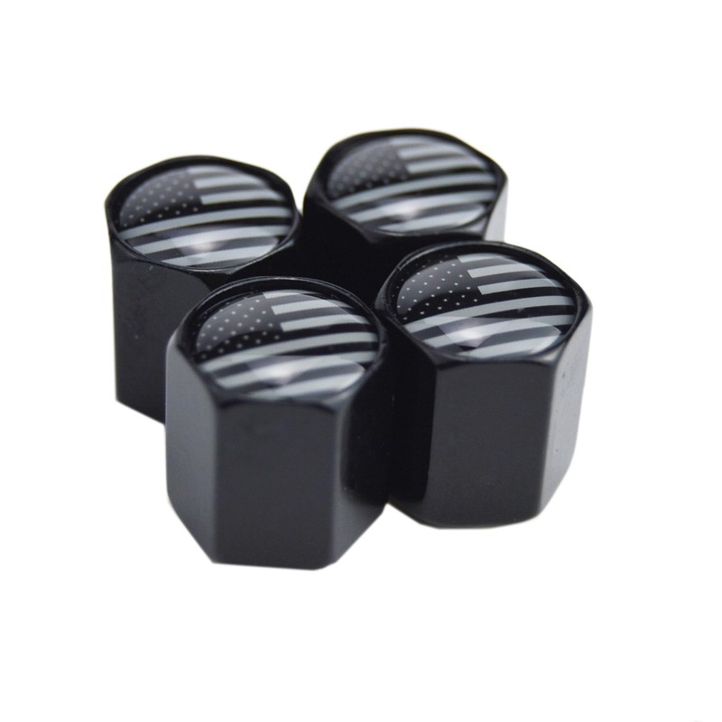 4X 56.5mm=2.24 inches American Flag Wheel Hub Center Cap Emblem