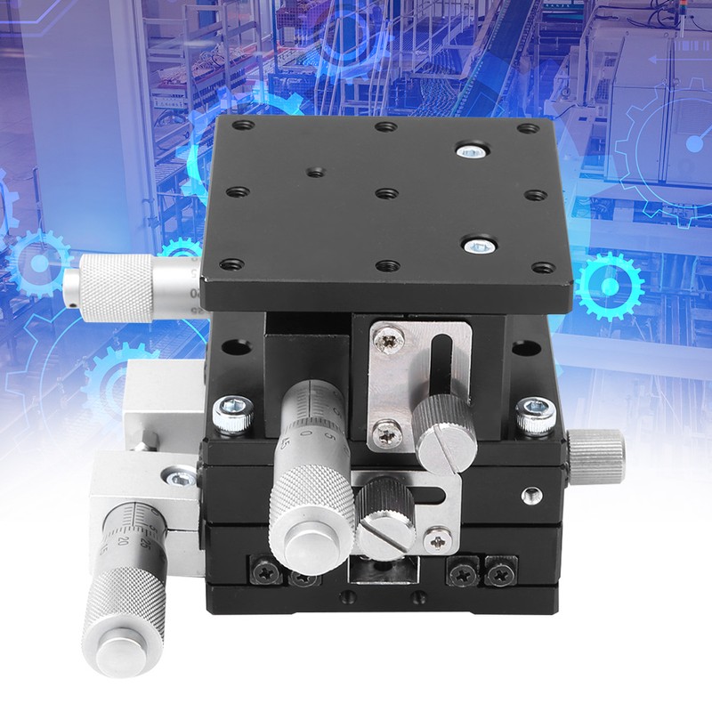 LD60-LM XYZ 3-Axes Manual Linear Stage Trimming Platform Tuning Sliding