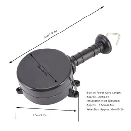 Tomotato Electric Fence Gate Handle Retractable Insulated 5M Energizing Rope Kit for Farm & Ranch Livestock Fence Accessories - Heavy Duty Durable Safety, Easy Installation, All-Weather Design