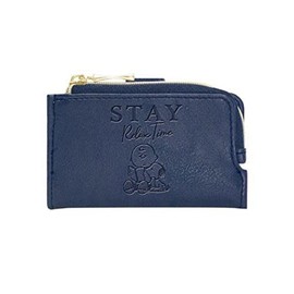 Kamio Japan 204138 Snoopy Coin & Key Case (RELAX TIME), blue