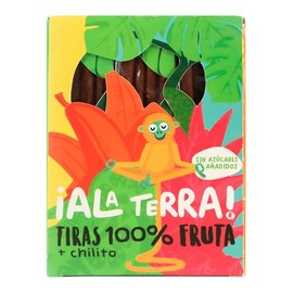 ALA TERRA - Tiras 100  de Fruta con Chilito - Snack Natural Sin Azcares Aadidos, Sin Sellos, Sin Gluten, Vegano, Sin Colorantes Ni Conservadores -... 