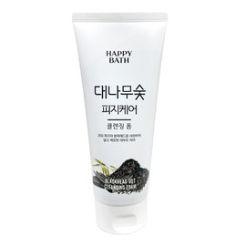해피바스 대나무 숯 피지 클렌징폼 200ml 4개 Happy Bath Bamboo Charcoal Pore Cleansing Foam 200ml 4 pieces