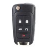 Carcasa de llave plegable, KIMISS 5 botones Flip Key Fob