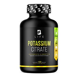 B Life Citrato de Potasio 120 cápsulas con 800mg de Potasio