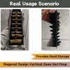 HuGuWdy Clipper Guard Holder，Clipper Holder with 10 Slots Barber Accessories