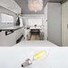 Beonllay 12 Volt Candelabra Light Bulbs 40 Watt Equivalent Low