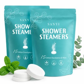 30 Pack Shower Steamers Aromatherapy, Eucalyptus Mint Shower Bombs for Men