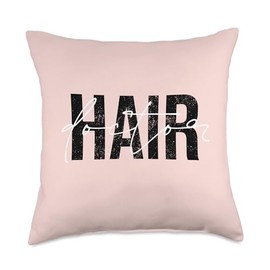 Hair Doctor Hair Dresser & Hairstylist Hair Salon Vintage Doctor Hairdresser Cosmetologist Hair Stylist Throw Pillow, 18x18, Multicolor