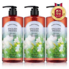 LG Household & Health Care On the Body Floral Garden Body Wash 950g Freesia x 3 / LG생활건강 온더바디 플로럴 가든 바디워시 950g 프리지아 x 3개