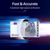 Mini UV Counterfeit Bill Detector EUR Money Counter Automatic Money