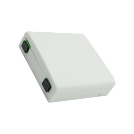 Namvo 86 Type Fiber Optic Panel Box Enclosure, 2 Core Fiber Optic Terminal Junction Box, Double Port SC/APC Type Panel Fiber Optic Box, Outdoor DIY Case