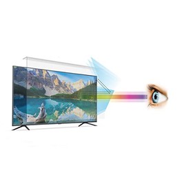 Anti Blue Light Screen Protector Panel for 43 Inches TV. Filter out Blue Light that relieve computer eye strain and help you sleep better
