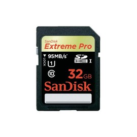 SanDisk Extreme PRO 32GB up to 95MB/s UHS-I/U3 SDHC Flash Memory Card - SDSDXPA-032G-X46