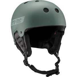 Pro-Tec Old School Snow Helmet, Full Coverage Terry and Mesh Liner Along with The Padded Audio Capable Ear Pads, Medium – Mette Veridian