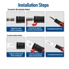 Cordless Reciprocating Saw Set, Compact Saw Kit with Ergonomic Handle,