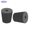 sourcing map Rubber Tapered Plug 18mm to 24mm Solid Test