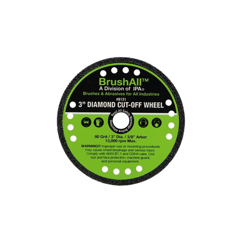 BrushAll Diamond Grinding and Cut-Off Wheel (3" Diamond Cut-Off Wheel)