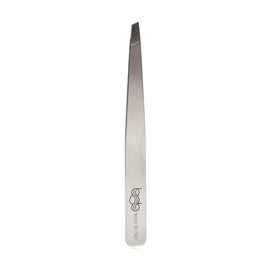 Bob Premium Tweezers Slant Silver