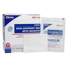 Economy Non-Stick Adhesive Pads with Adhesive, 2" x 3"