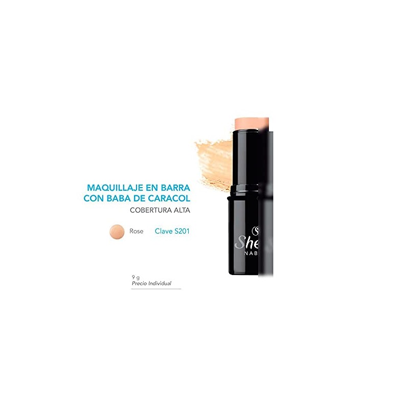 Maquillaje Barra Baba De Caracol Cobertura Alta, Tono Elegir (Rose)