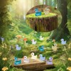 200Pcs Mini Ducks, Mini Resin Ducks Cute Glitter Little Ducks