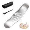 3pcs Set Garlic Crusher Garlic Press Dishwasher Safe, Stainless Steel