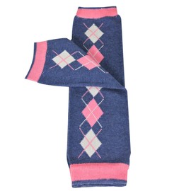 Wrapables Colorful Baby Leg Warmers (Set of 2) - Argyle & Rainbow