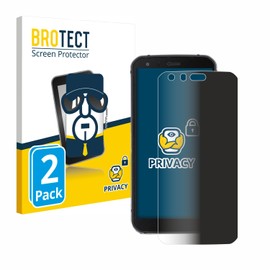 brotect (2 Pack Privacy Screen Protector compatible with Caterpillar Cat S62 Pro [Anti-Spy, Protection-Film, Blue Light Filter]