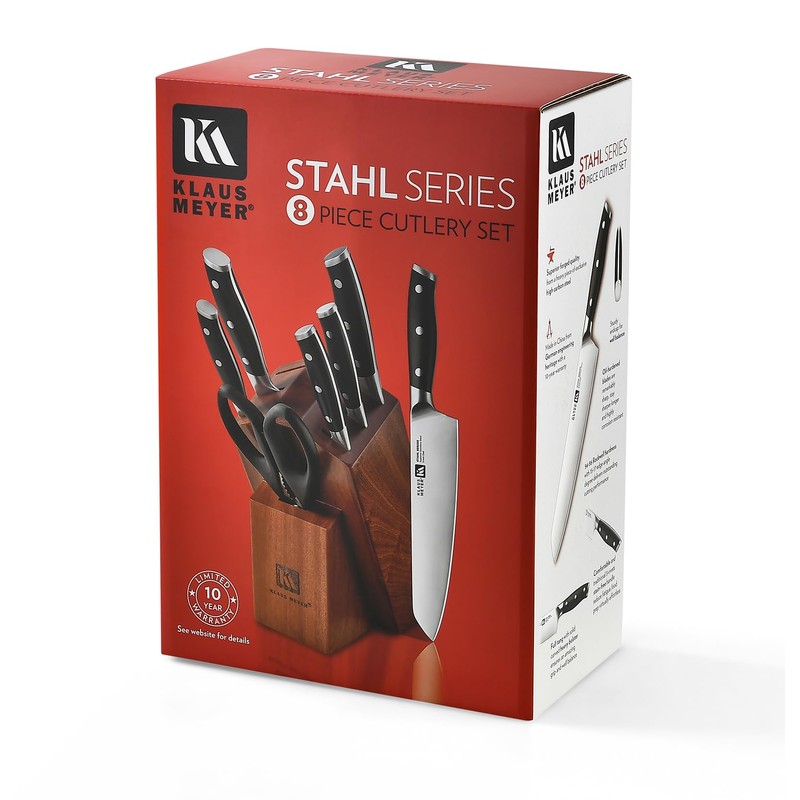 Klaus Meyer Stahl High Carbon Exclusive German Steel 8 Piece