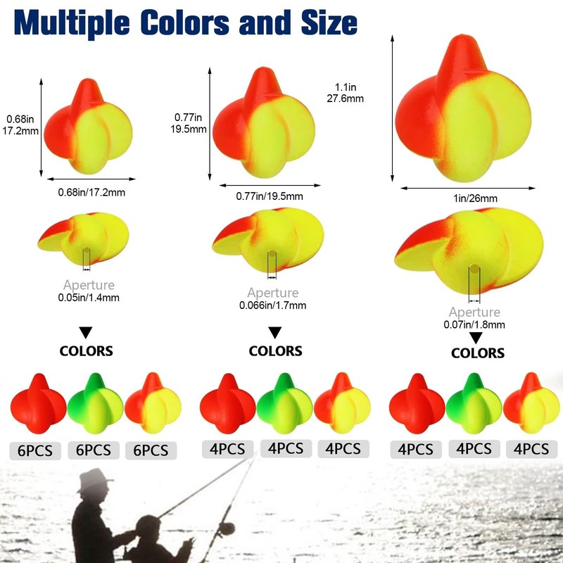 Dovesun Foam Floats Pompano Rigs Fishing Rig Floats Fly Fishing