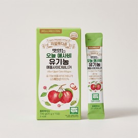 리얼메디온 맛있는 애사비 유기농 애플사이다비니거 20g 15포 2개 1개 / 리얼메디온 맛있는 애사비 유기농 애플사이다비니거 20g 15포 2개 1개