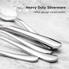 Onader 60 Piece Heavy Duty Flatware Set Stainless Steel Silverware