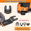 AMZWEI 28PCS Oscillating Saw Blades, Professional Universal Titanium Multitool Blades