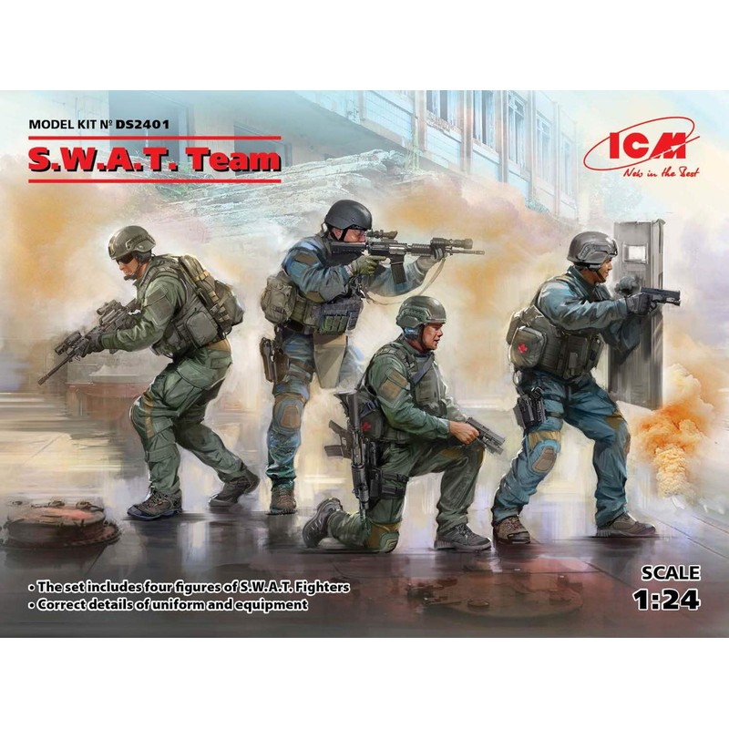 ICM S.w.a.t. Team Mini Figure (4 Figures)