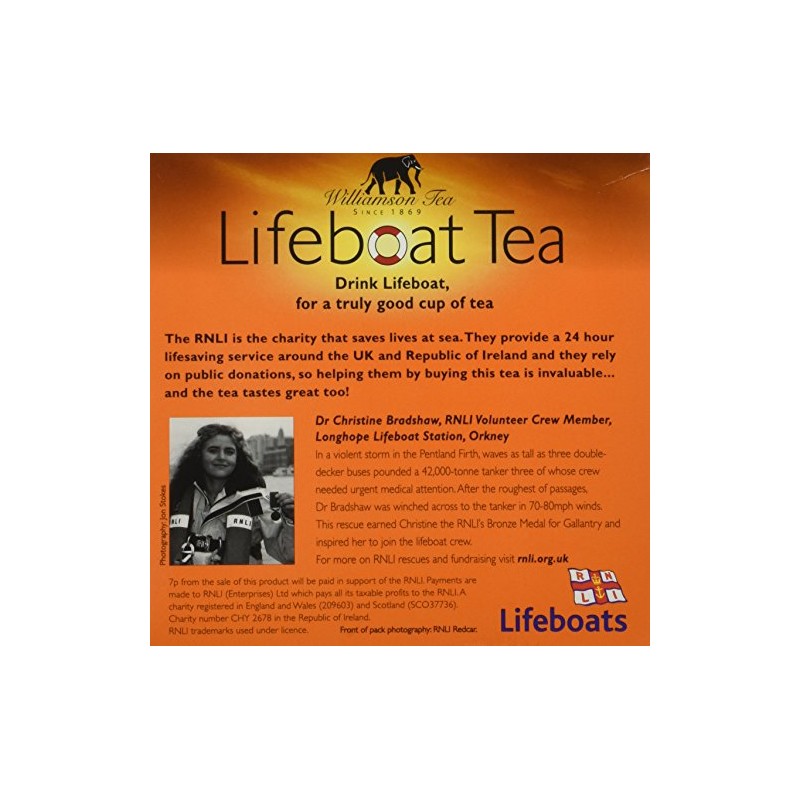 Lifeboat Tea, 80 Count 8.8-Ounce Boxes (Pack of 4)