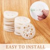 GORGECRAFT Pack of 100 Plastic Washers Load Distributing Polypropylene Washers