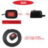 MKBKLLJY 2pcs Red Paste Type Switch Car Rocker Switch On/Off
