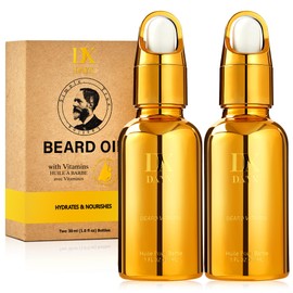 Beard Oil for Black Men: All Natural Beard Growth Oil w/Jojoba, Cedar & Avocado for Thicker, Softer & Fuller Beards – Deeply Nourishes and Hydrates Throughout the Day