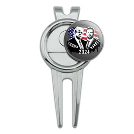 Trump Vance Spray Paint 2024 Golf Divot Repair Tool and Ball Marker