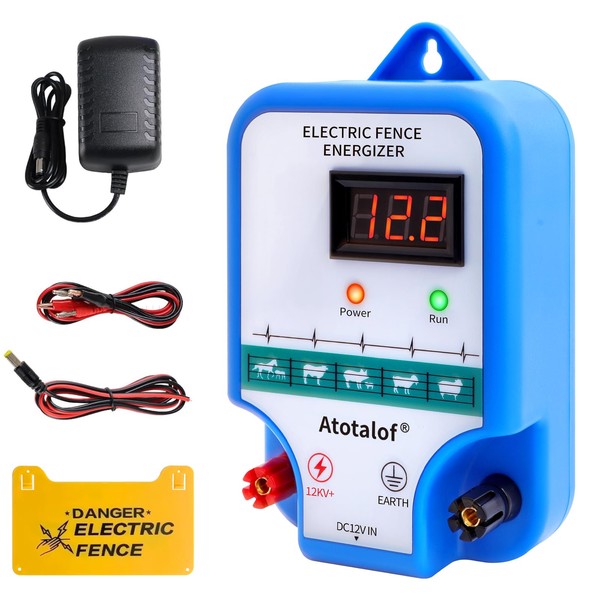 10 Miles Electric Fence Charger- Low Impedance, 3 Joules Output