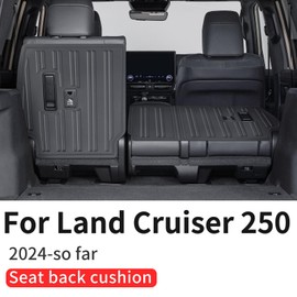 LaIIker 2 PCs Seat Back Protective Pad for 2024-Present Toyota Land Cruiser 250 1958 Prado Lc250 Rear Chair Anti-Kick Scratch Panel Interior Modification Accessories 2025 Land Cruiser Accessories